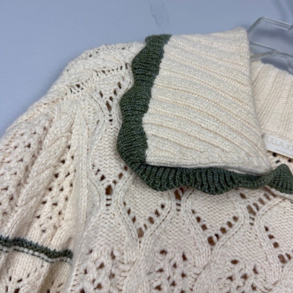 Ulla Johnson Osian Collared Pullover Knit Sweater - Picture 8 of 9